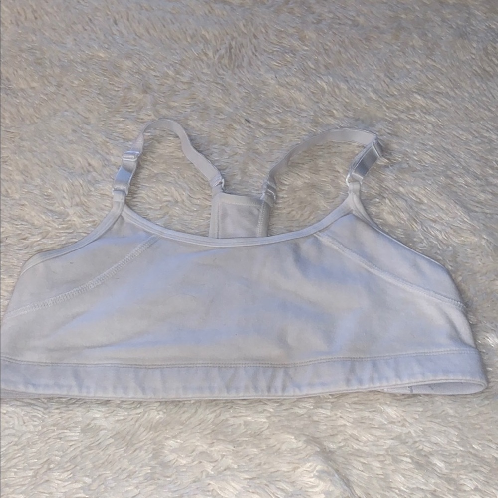 White Champion sports bra